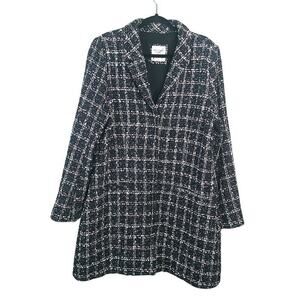 Abercrombie & Fitch Tweed Dress XL Tall Pullover Side Zipper Preppy Classic